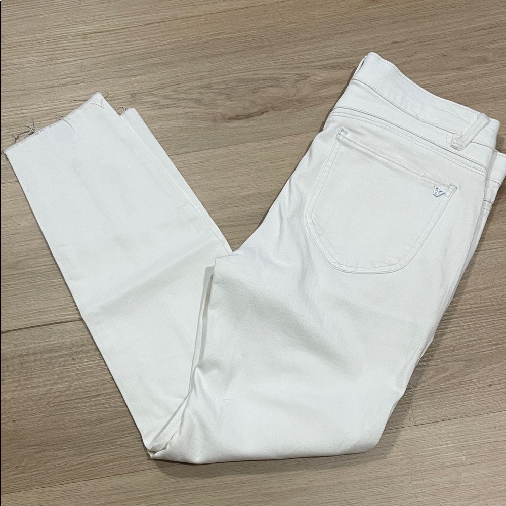 Wit & Wisdom White Straight Leg Jeans